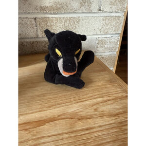 Disney Store Jungle Book Bagheera Black Panther 8" Mini Bean Bag Plush Vintage